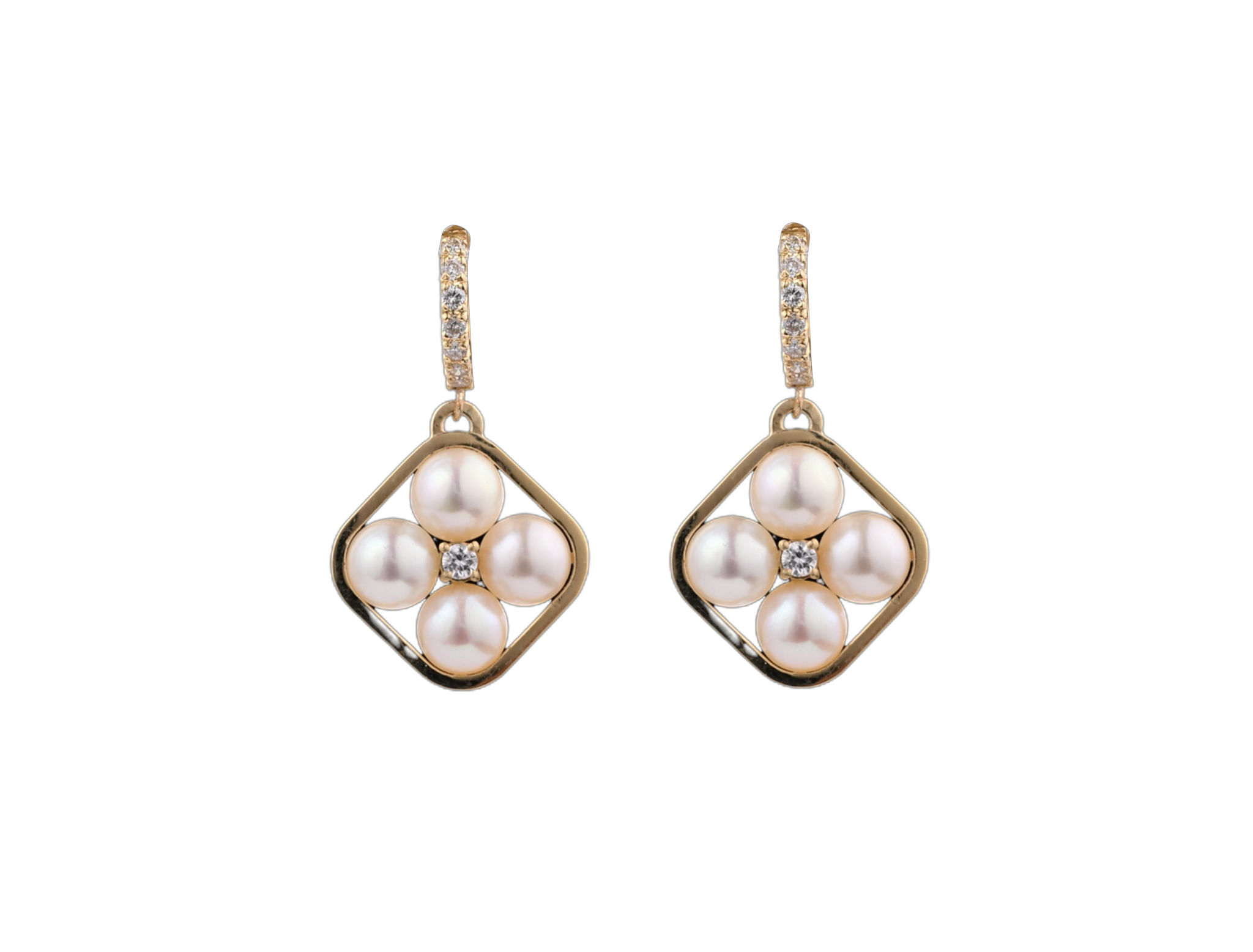 Quatro Hoop Earrings