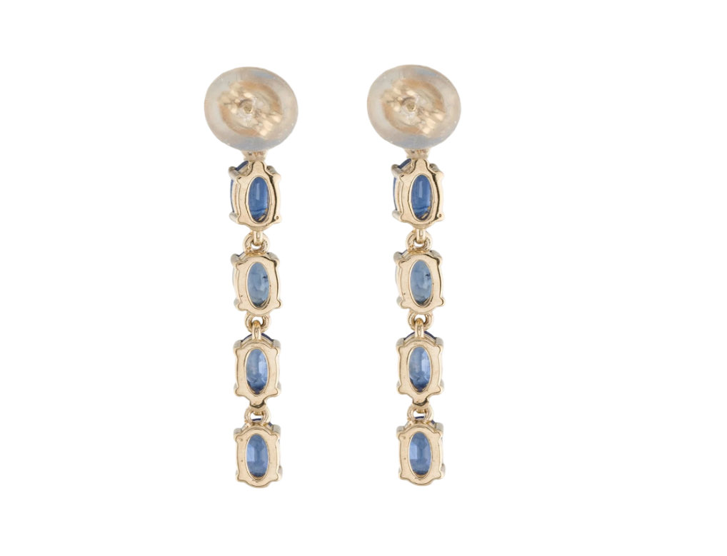 Cascade Sapphire Drop Earrings